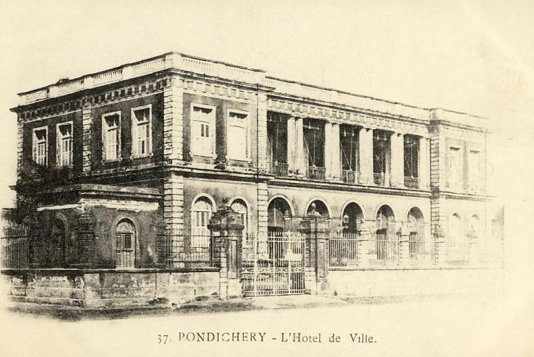 04-02 - Pondichery - mairie - vue vers le nord-ouest - 1